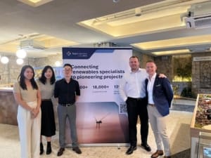Taylor Hopkinson's team of renewable energy recruitment experts in Seoul, South Korea, celebrates its first anniversary.