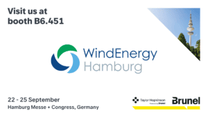 Connect with Taylor Hopkinson and Brunel at Wind Energy Hamburg 2026