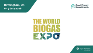 Our Bioenergy recruitment expert, Ross Kennedy will be attending The World Biogas Expo in Birmingham.