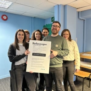 Taylor Hopkinson employees take part in volunteer day for homeless charity Refuweegee.